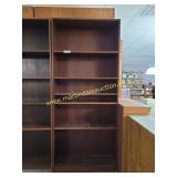 2nd Floor - Vintage Wood Bookcase 7 ft Tall