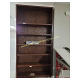 2nd Floor - Vintage Wood Bookcase 8 ft Tall