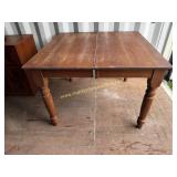 Vintage 42" x 42" Wood Table Oak?