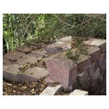 Pallet Of landscape Retaining Wall Red Bricks