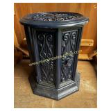 Vintage Plastic Night Stand Painted Blue