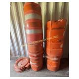Group Of 40" Traffic Drums