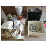 Mix Lot Grout, Plastic Sink, Gas Can, Large Tote