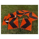 Reflective Arrow Road Construction Signs