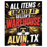 All Items Located @ SELLER'S Warehouse