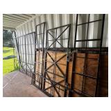 Vintage Metal Gate Style Panels & Door