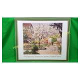 "Camille Pissarro Plum Trees in Blossom, Eragny"