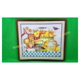 Signed EM Pumi, Kitchen Themed Print