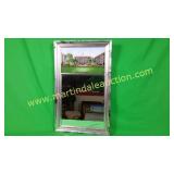 Northeastern University Reverse Painted Glass Mirr