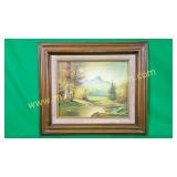 Earl Trell, Forest Mountain Landscape Painting