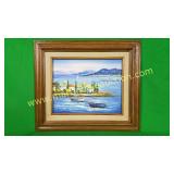 P Priya, Seaside Landscape Village w/ Boats