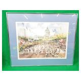 Limited Edition "Finish Line" Signed Watercolor