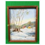 Country Life Snow Painting