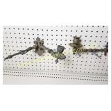 (2) Antique Unmatched Brass/Metal Wall Sconces