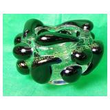 Blue Art Glass Vase/Bowl