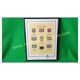 Framed Postage Stamps - Stamps of Education