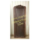 Wooden Dark Brown Carved Door