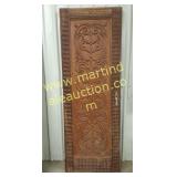 Vintage Custom Wooden Ornate Carved Door