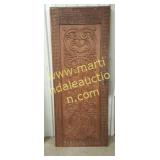Vintage Custom Wooden Ornate Carved Door