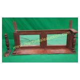 Antique Project-Piece Wooden Furniture Mirror Top