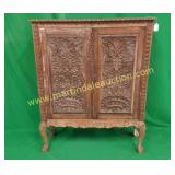 Antique Carved Armoire