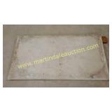 Vintage Marble Top White w Grey