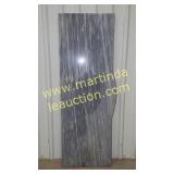 Large Marble Top Grey w White Lines