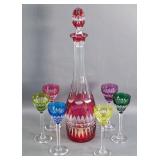 Val St. Lambert Liqueur Set
