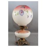 Victorian Gone with the Wind Oil Lamp
