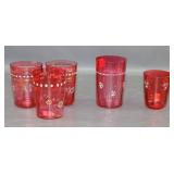 Cranberry Tumblers