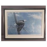 Print of Bald Eagle by Robert Batman