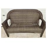 Wicker Settee