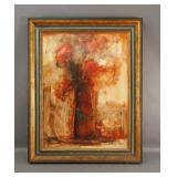 Red Flowers in Vase