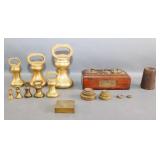 Set of Brass Standard Weights