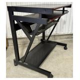 Mobile Desk with Pull-Out Keyboard Tray