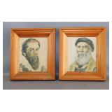Pair of Pine frames