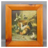 Barnyard Scene Print by Edgar Hunt