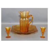 Amber Glass Pieces