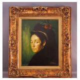 Oil on Canvas by'J. Adams'