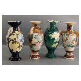 (4) Decorative Ceramic Vases