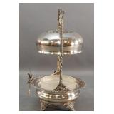 Victorian-era Silver Plate Butter Dish