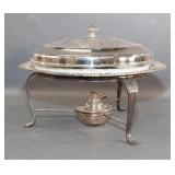 Silver-Plated Chafing Dish Set