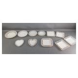 Milk Glass plates