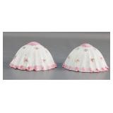 (2) Hand Painted Porcelain 'Bells'