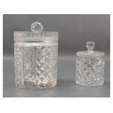 Cut Glass Biscuit Barrel etc.