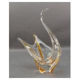 Chalet (Canada) Art Glass Sculpture of Swan