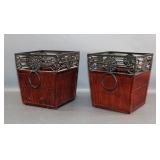 Pair of Contemporary Planters
