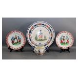 French Pottery Plates