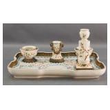 Porcelain Desk Set