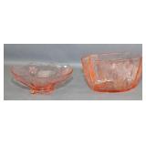 Pink Depression Glass Bowls